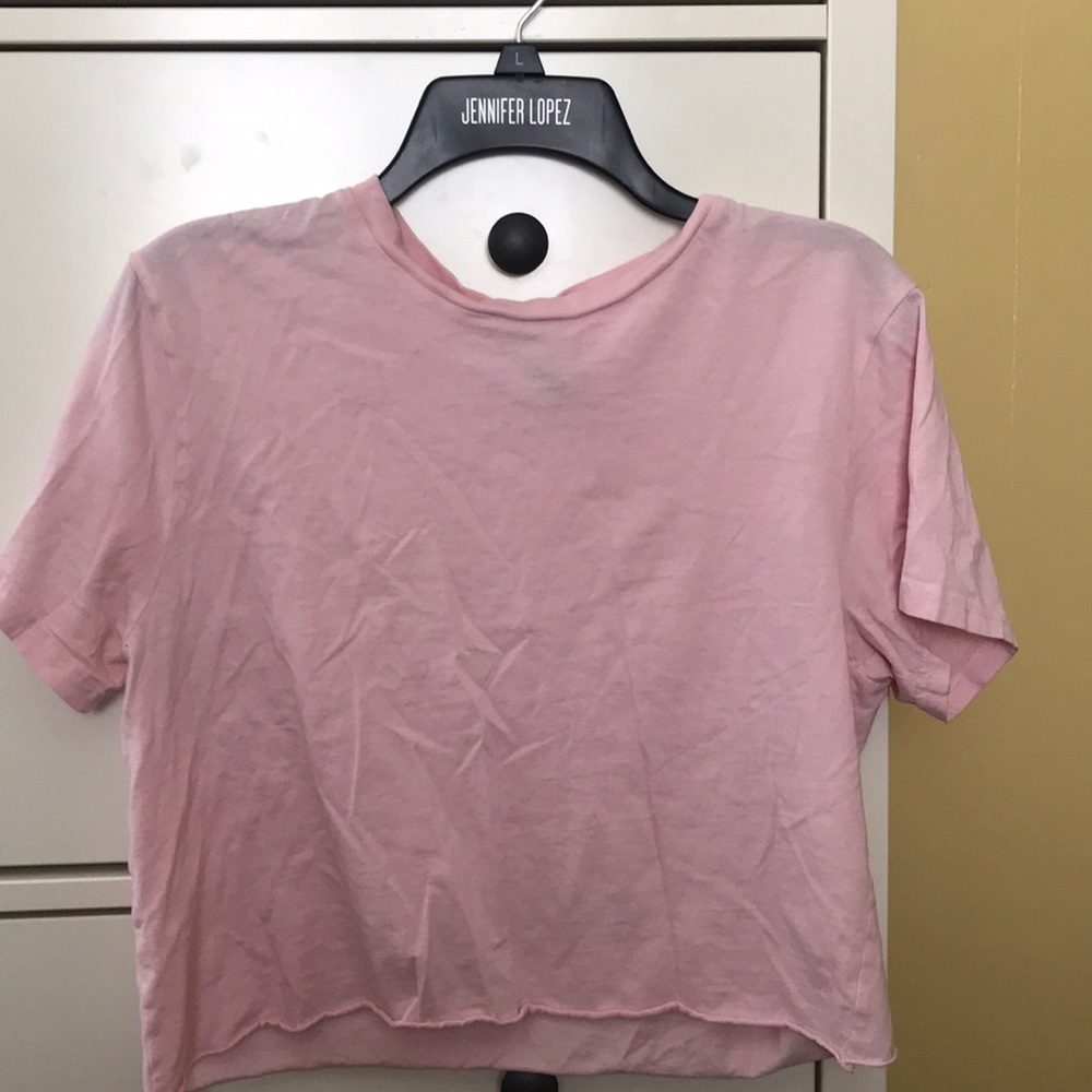 Light pink crop top